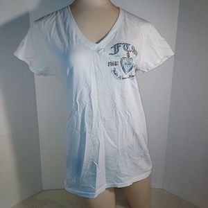 Full Throttle Saloon graphic women's T-shirt size L